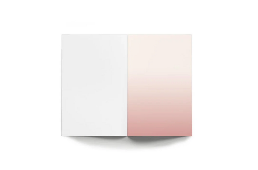Pink Foil Falling Flowers Notebook