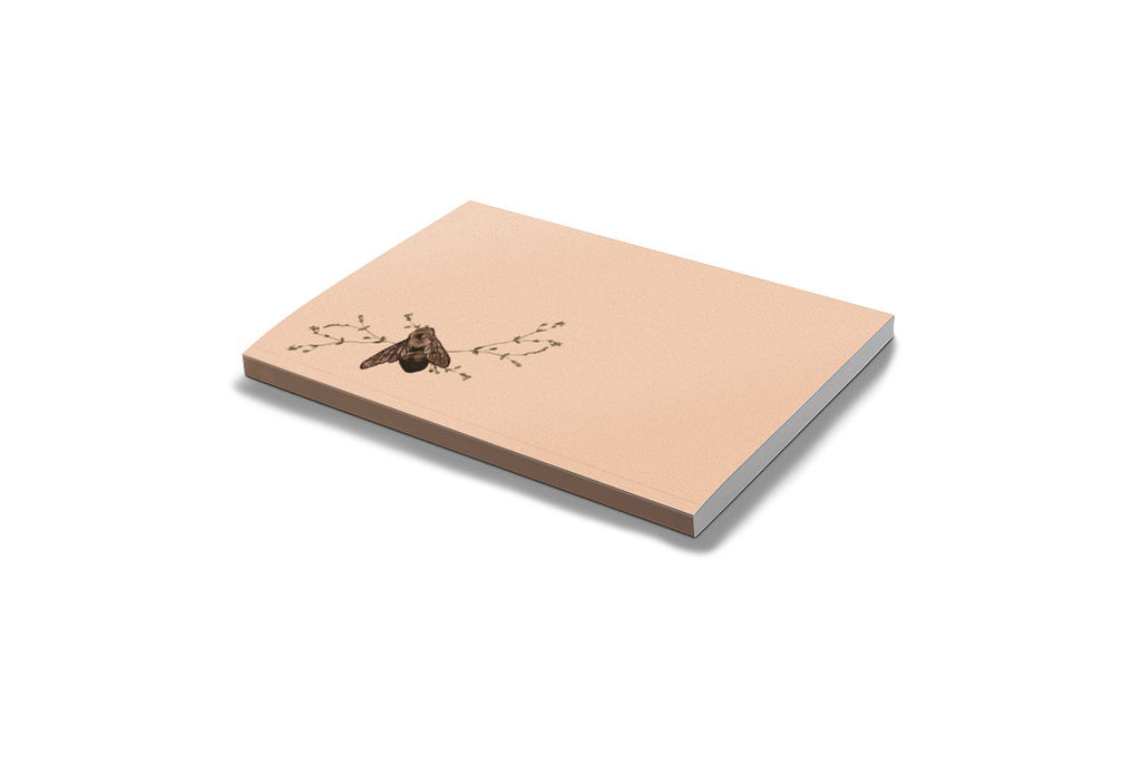 Mauve Bees Notebook